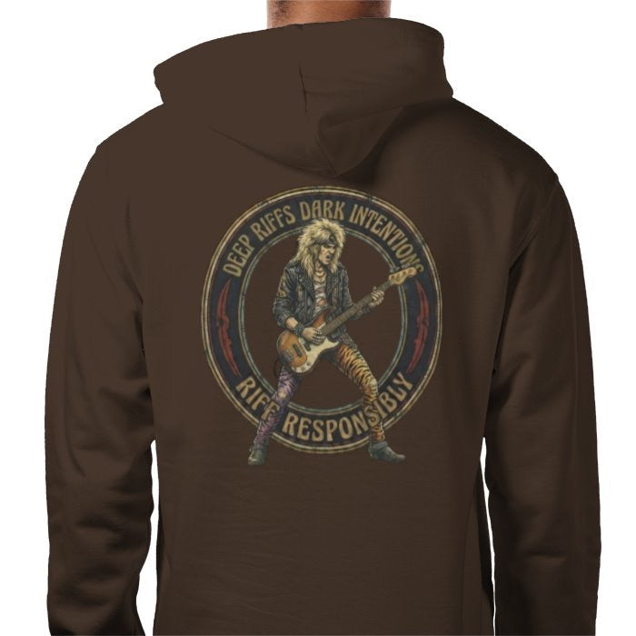 Riff Responsibly | Deep Riffs Dark Intentions Bass Hoodie