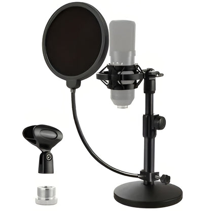 Desktop Microphone Stand & Pop Filter