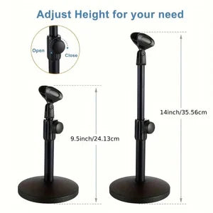 Desktop Microphone Stand & Pop Filter