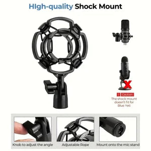Desktop Microphone Stand & Pop Filter