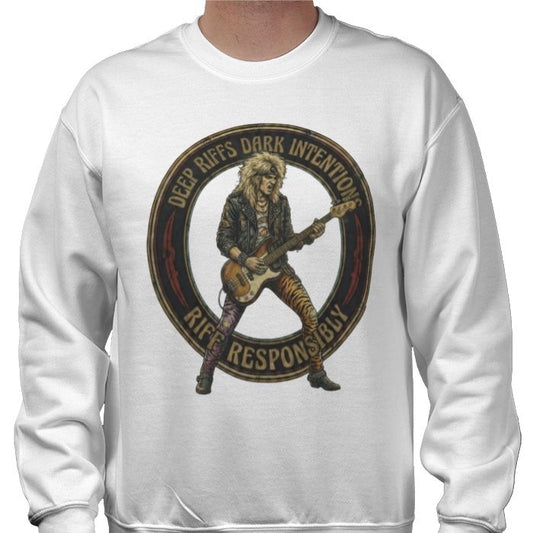 Riff Responsibly | Deep Riffs Dark Intentions Bass Sweatshirt