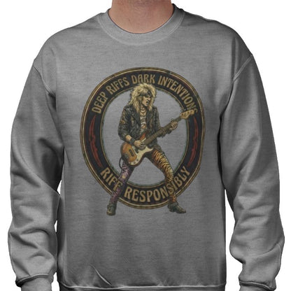 Riff Responsibly | Deep Riffs Dark Intentions Bass Sweatshirt
