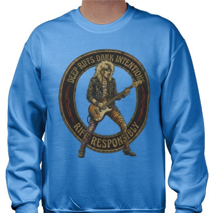 Riff Responsibly | Deep Riffs Dark Intentions Bass Sweatshirt