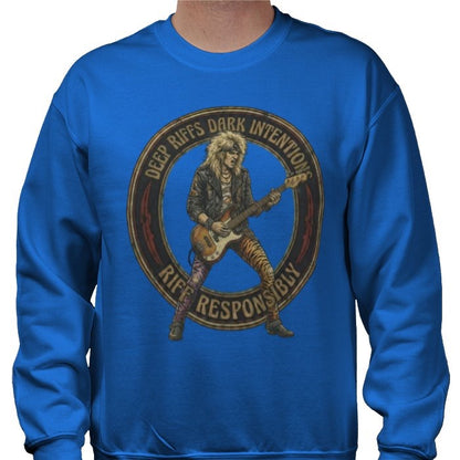 Riff Responsibly | Deep Riffs Dark Intentions Bass Sweatshirt