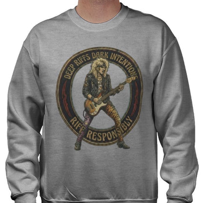 Riff Responsibly | Deep Riffs Dark Intentions Bass Sweatshirt