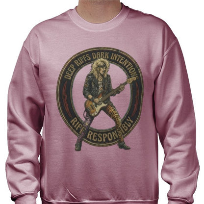 Riff Responsibly | Deep Riffs Dark Intentions Bass Sweatshirt