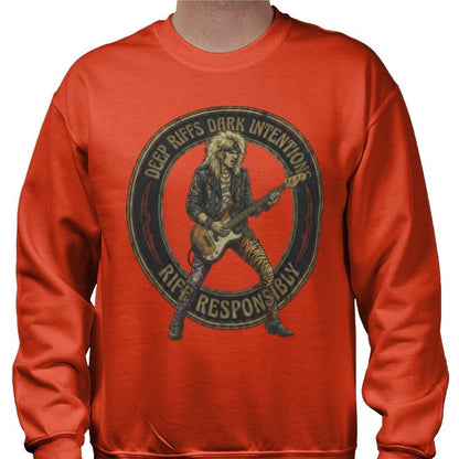 Riff Responsibly | Deep Riffs Dark Intentions Bass Sweatshirt