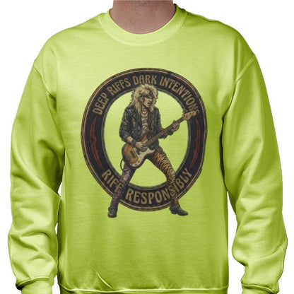 Riff Responsibly | Deep Riffs Dark Intentions Bass Sweatshirt