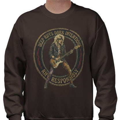 Riff Responsibly | Deep Riffs Dark Intentions Bass Sweatshirt