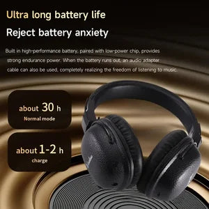 Wireless Theater-Level Spatial Sound Headphones - Black