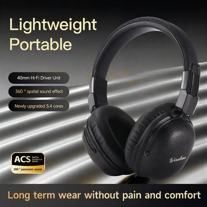 Wireless Theater-Level Spatial Sound Headphones - Black