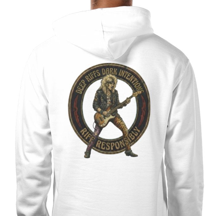 Riff Responsibly | Deep Riffs Dark Intentions Bass Hoodie