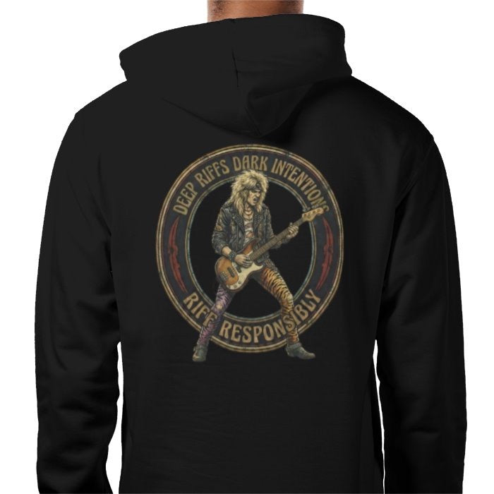 Riff Responsibly | Deep Riffs Dark Intentions Bass Hoodie