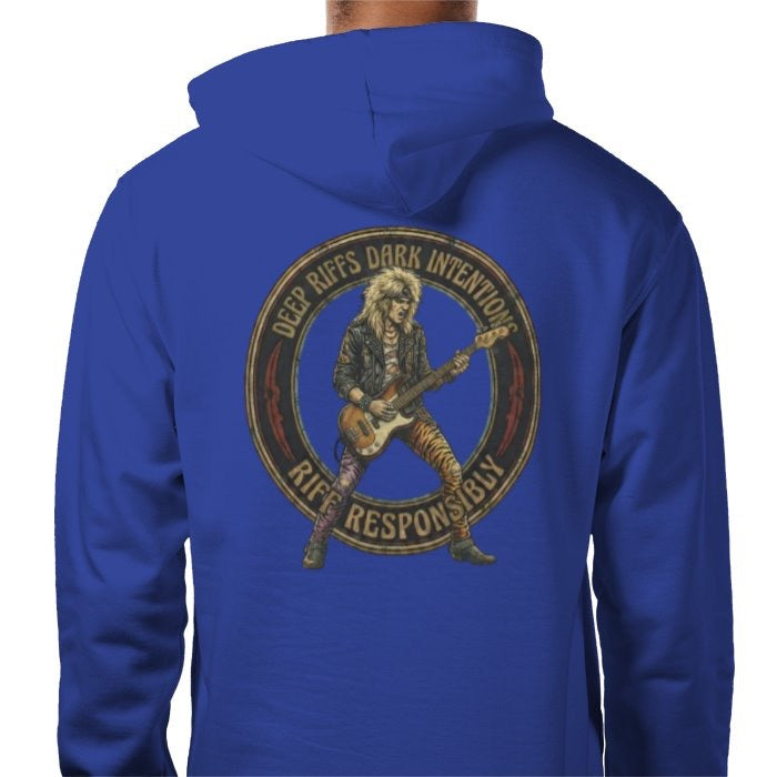 Riff Responsibly | Deep Riffs Dark Intentions Bass Hoodie
