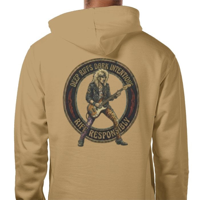 Riff Responsibly | Deep Riffs Dark Intentions Bass Hoodie