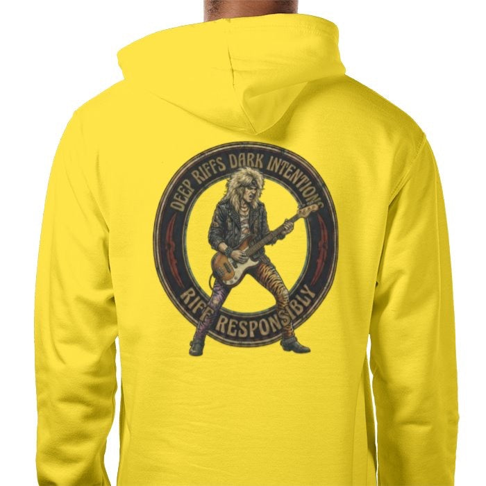 Riff Responsibly | Deep Riffs Dark Intentions Bass Hoodie