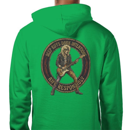 Riff Responsibly | Deep Riffs Dark Intentions Bass Hoodie