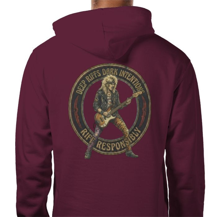 Riff Responsibly | Deep Riffs Dark Intentions Bass Hoodie
