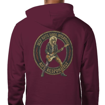 Riff Responsibly | Deep Riffs Dark Intentions Bass Hoodie