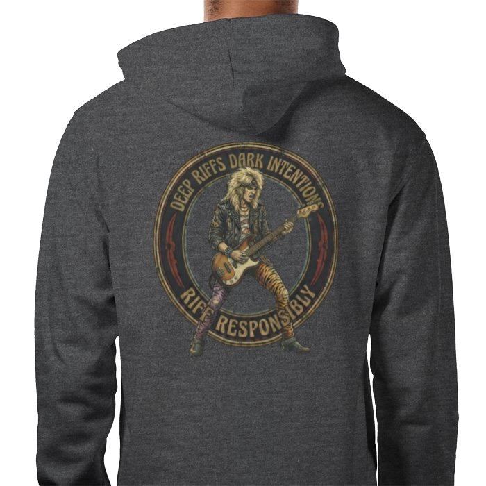 Riff Responsibly | Deep Riffs Dark Intentions Bass Hoodie