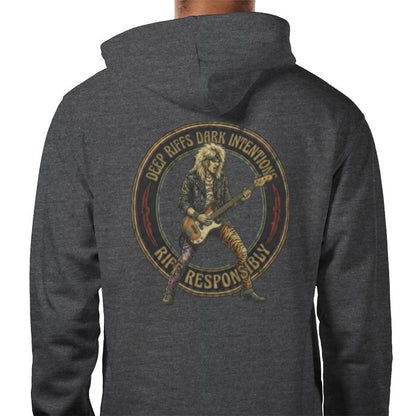Riff Responsibly | Deep Riffs Dark Intentions Bass Hoodie