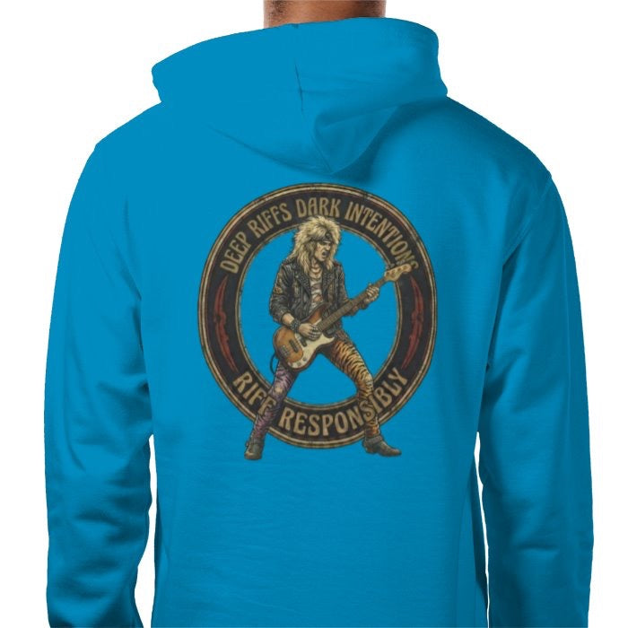 Riff Responsibly | Deep Riffs Dark Intentions Bass Hoodie