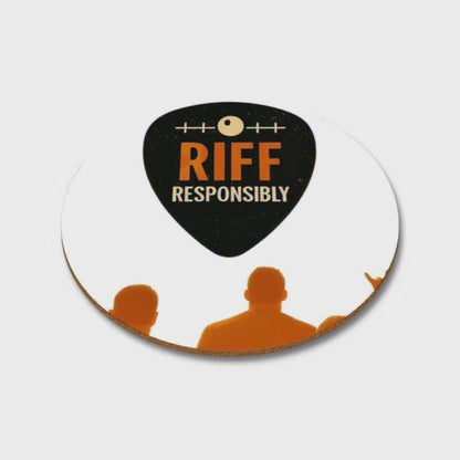 Riff Responsibly | Premium Round Coaster